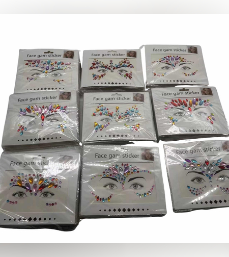 איפור אבנים פנינים - מיקס