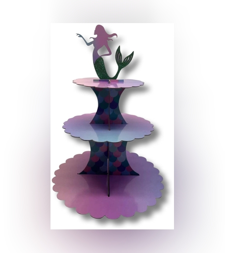 בת הים - מעמד קאפקייקס 3 קומות