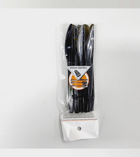 סכין (10יח') שחור