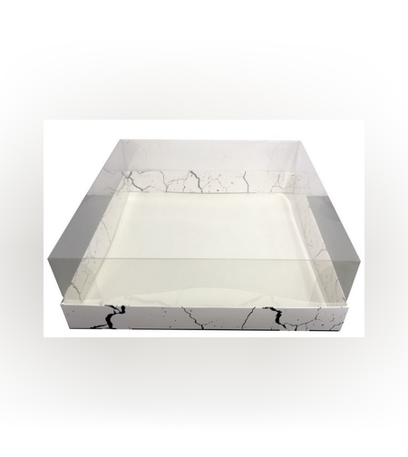 קפ' קרטון שיש - מכסה פי וי סי 36/36/12 ס