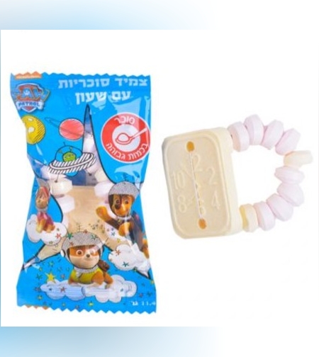 סוכריות סודה בצורת צמיד עם שעון - מפרץ הרפתקאות