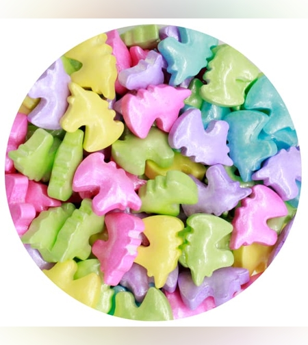 סוכריות קישוט חד קרן ראש פסטל 65 גרם