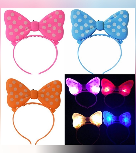 קשת מיקי פפיון פלאש צבעוני