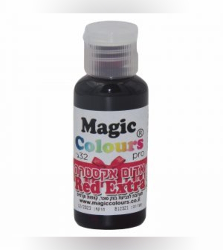 צבע ג'ל מחוזק - אדום אקסטרה Magic Colours