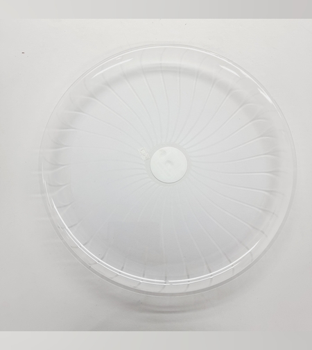 מגש קריסטל פסים 16אינץ שקוף