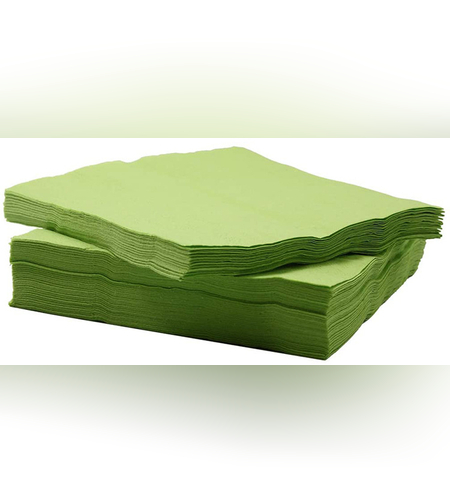 מפיות נייר צבע אחיד - ירוק בהיר (20יח')