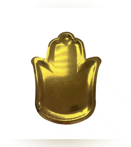 חב' 3 מגש קרטון בצורת חמסה 40*30 ס