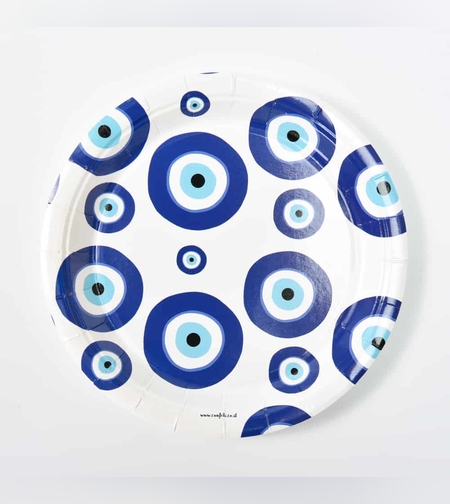 צלחות עין 8 יח' קטן