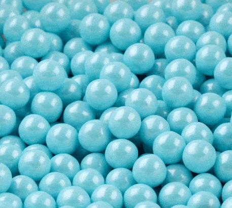 חרוזי סוכר תכלת 80 גר'