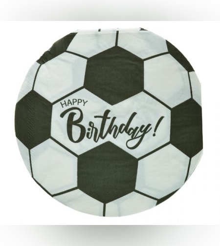 מפיות נייר צורני - כדורגל 16 יח