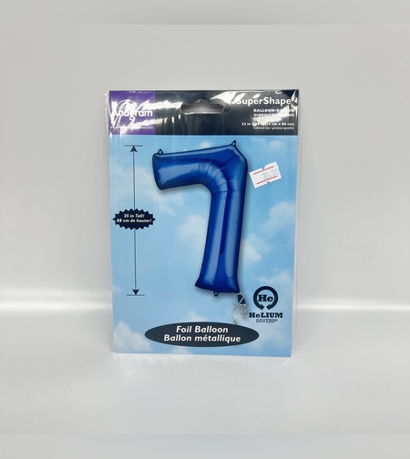 בלון מיילר 36 - כחול ספרה 7