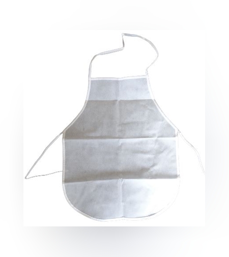 סינר לבן ליצירות ילדים