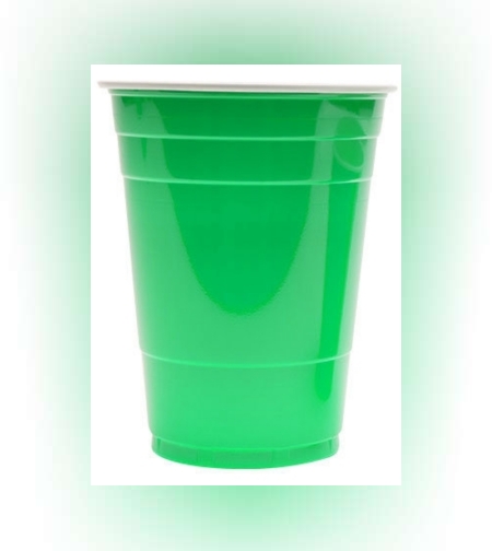 20 כוסות בירה ירוקות חצי ליטר