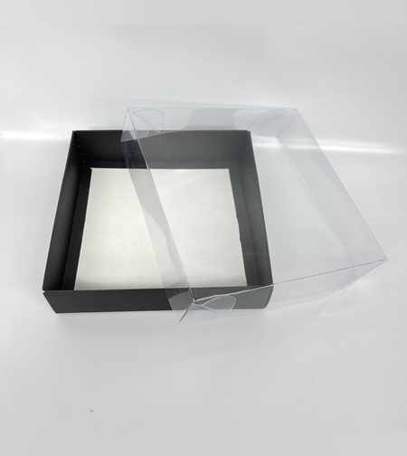 תחתית קרטון ומכסה שקוף 20-20-5 (צבעים לבחירה)