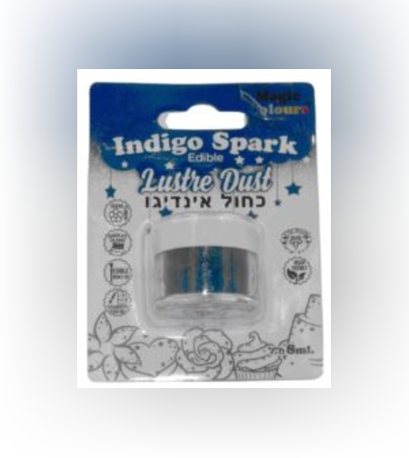 אבקת איבוק נוצצת - כחול - אינדיגו