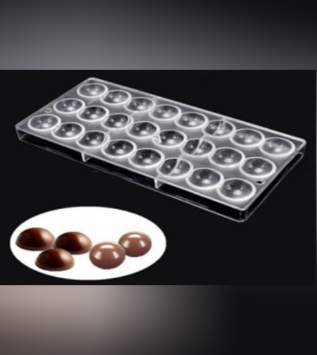 192R - תבנית פוליקרבונט כדורים קוטר 3 סמ