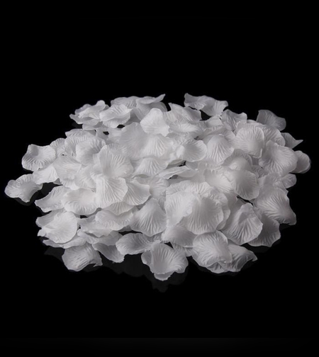 עליי כותרת בד לבן / 300 יח עלים