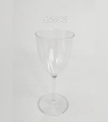 גביע יין -רגל שקופה * 6 יח'