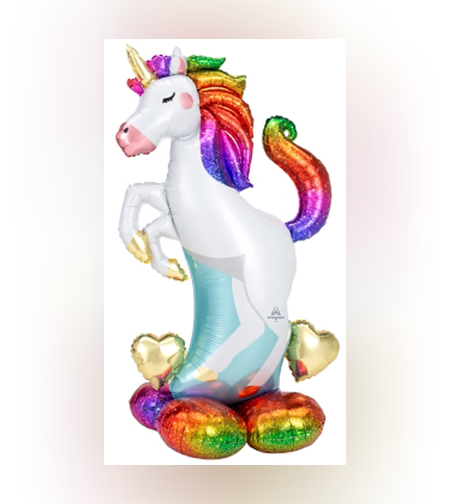 בלון איירלונז ניפוח באוויר 53 בצורת חד קרן