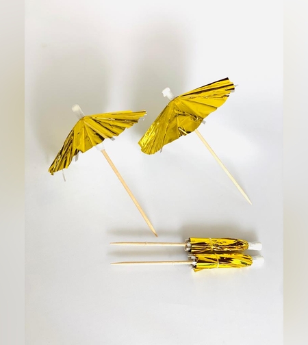 קיסמים מטריות 12 יחידות זהב (10 ס