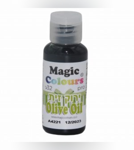 צבע ג'ל - ירוק זית Magic Colours