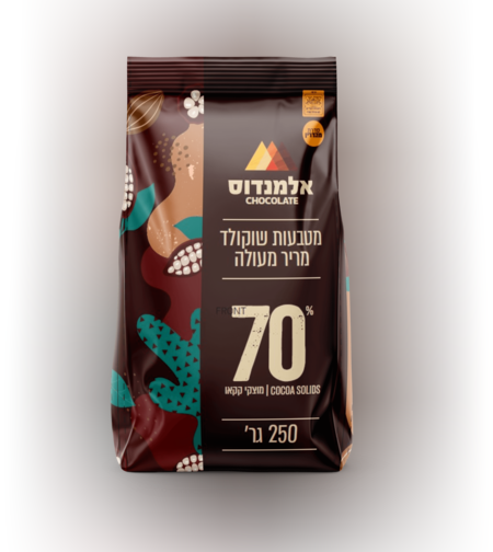 מטבעות שוקולד מריר 55% 250 גר'- אלמנדוס