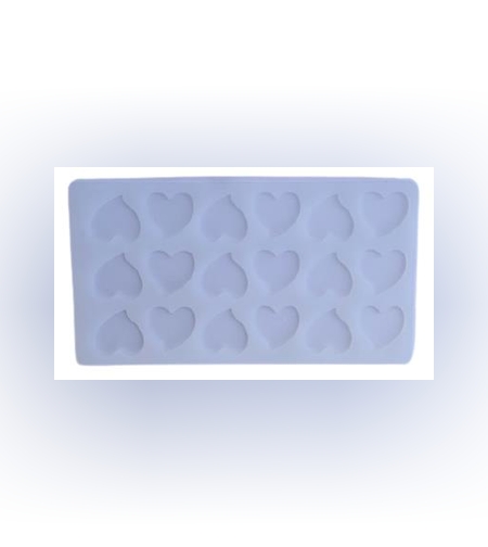 097L - תבנית סיליקון לקישוט׳ שוקולד לבבות