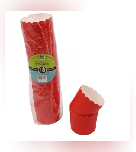 חב' 40 עטרות קרטון לקאפקייק לאפיה 7/5.5 ס