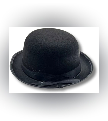 כובע צ'אפלין שחור 24*28*10