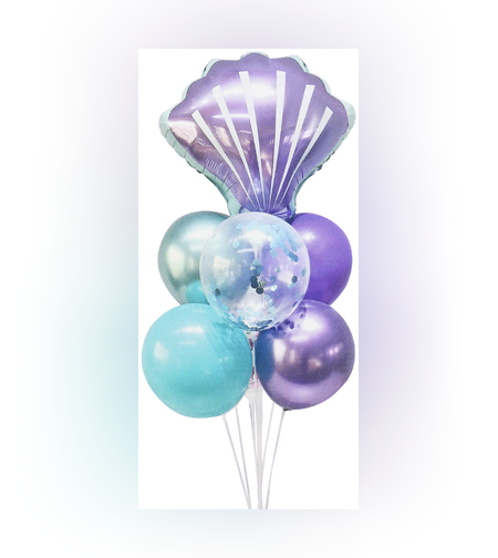 סט בלוני בת הים 7 יח'