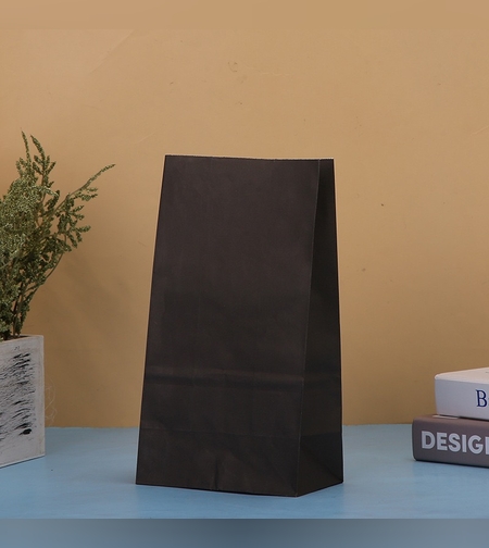 שקית נייר 8*13*24 - שחור (10 יח')