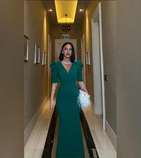 שמלה ירוק קלאסית