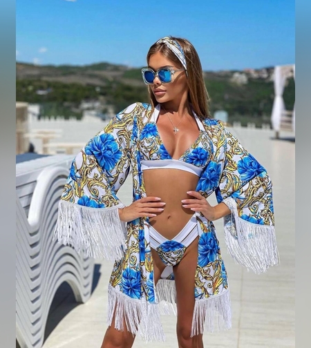 עליוניות שילוב פרנסים עם חגורה עליונים בלבד-ללא בגד ים