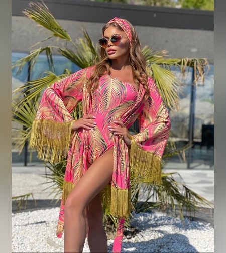 סט בגד ים שלם כולל עליוניות 3002-