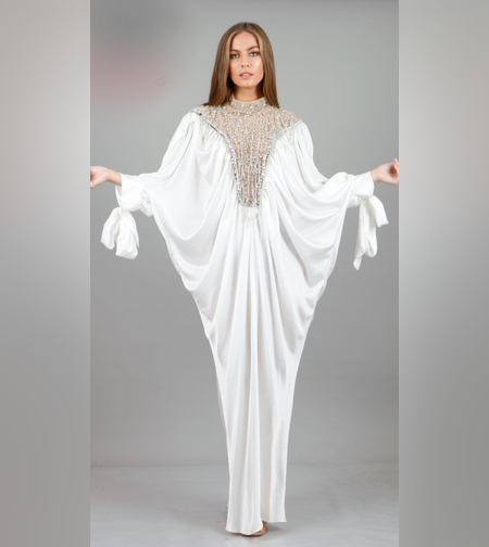 שמלה לבנה דגם norma
