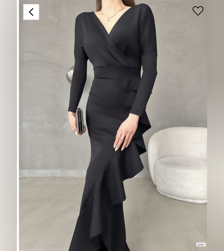 שמלת meka צבע שחור נדירה🔥