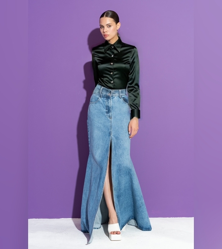 חצאית גינס דגם xxx