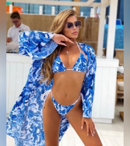 שמלת חוף ללא בגד ים מידה לארג