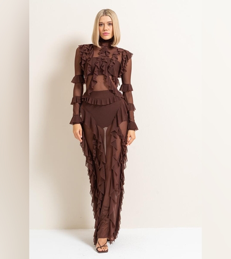 שמלה שיפון נדירה new color