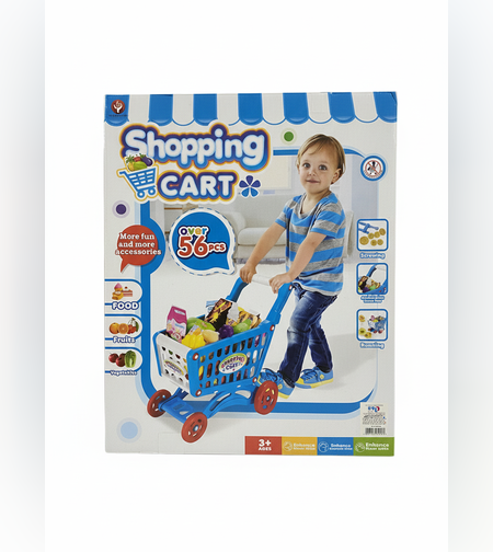 عربة سوبرماركت للأطفال  مع الملحقات
