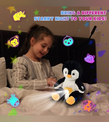 البطريق مع اضواء وموسيقى