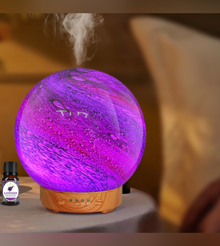 موزع الروائح الكهربائي  على شكل هلال أو كرة