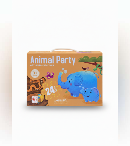 פאזל 24 חלקים - מסיבת חיות