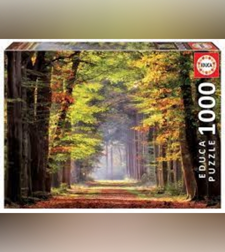 لغز 1000 قطعة -الغابة في الخريف
