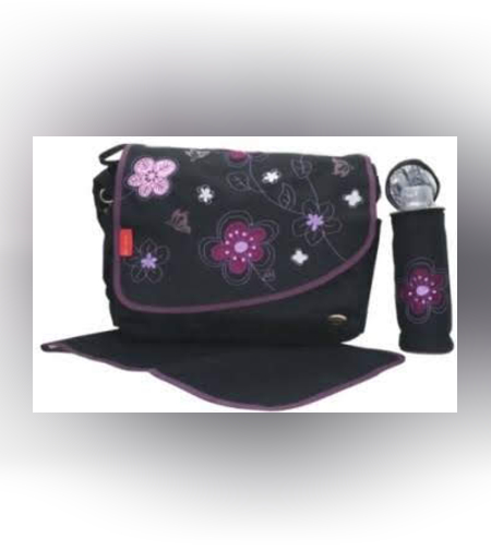 תיק לעגלת תינוק- תיק החתלה ריקמה EASYBABY