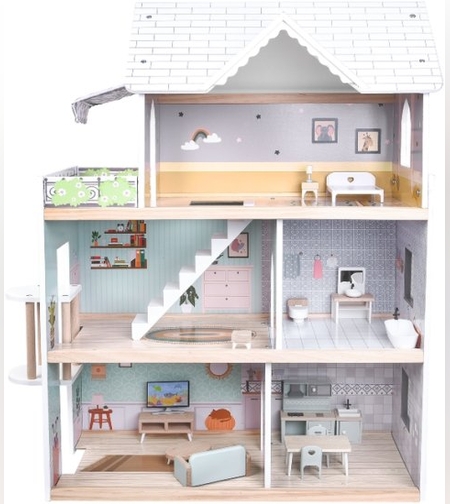 בית בובות רב קומות מפואר