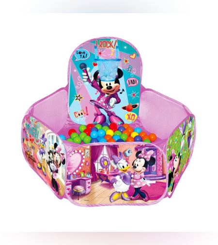 بركة طابات دزني ميني مع 30 طابة Minnie Mouse