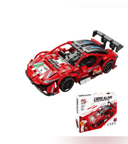 ليجو  - سيارة رياضية حمراء لتجميع 440 قطعة -COME ALIVE MACHINA