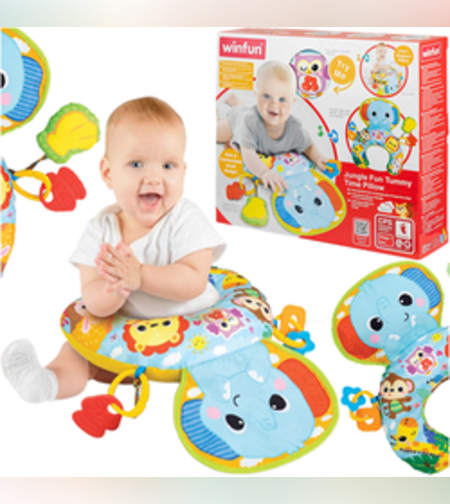مخدة للبيبي -  Winfun Jungle