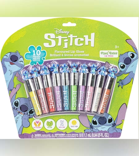 ליפ גלוס 10 חלקים של Disney Stitch
